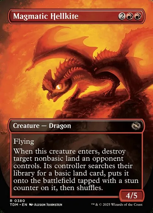 Magmatic Hellkite // Magmatic Hellkite (back)