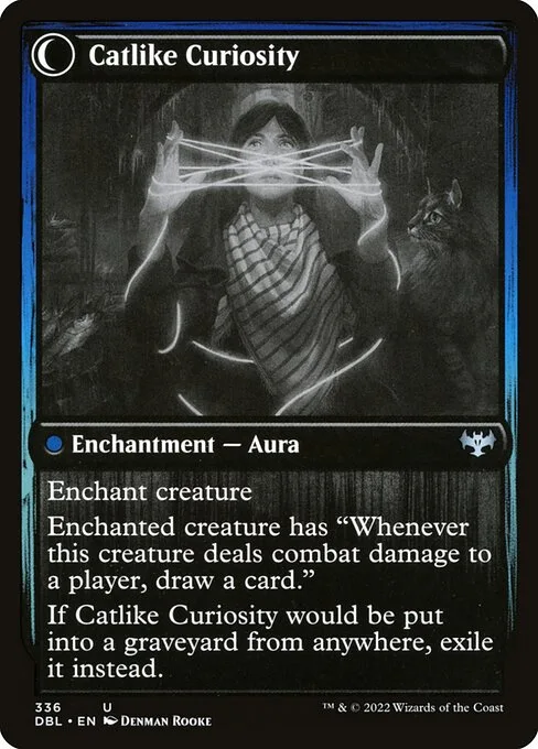 Mischievous Catgeist // Catlike Curiosity (back)