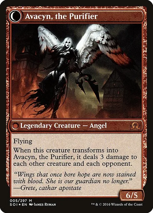 Archangel Avacyn // Avacyn, the Purifier (back)