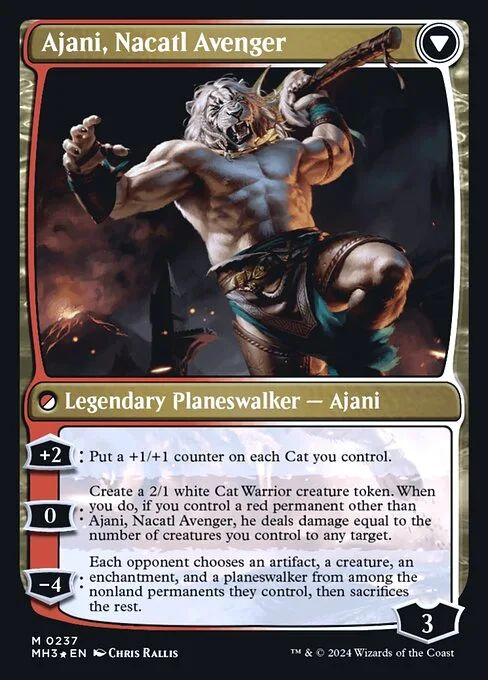 Ajani, Nacatl Pariah // Ajani, Nacatl Avenger (back)