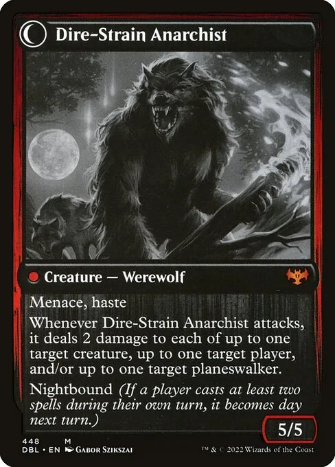 Volatile Arsonist // Dire-Strain Anarchist (back)