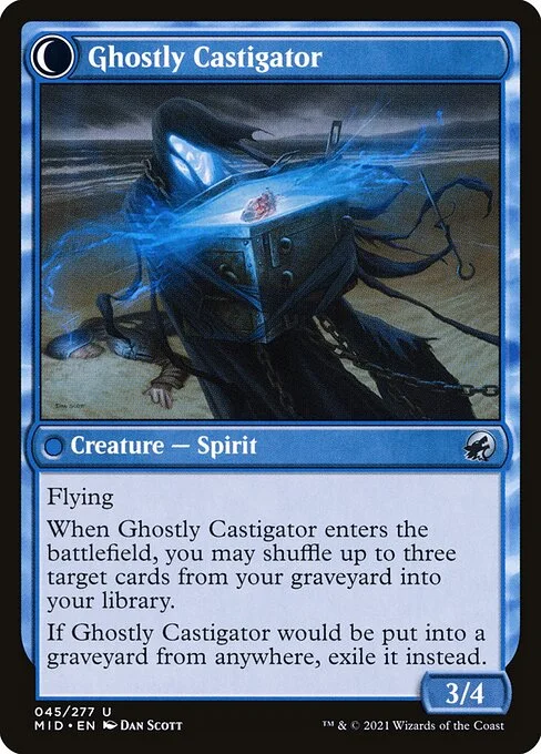 Covetous Castaway // Ghostly Castigator (back)