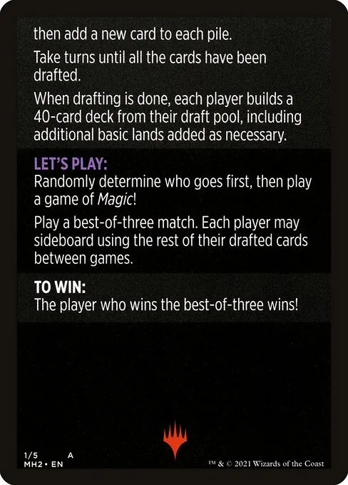 Winchester Draft // Winchester Draft (cont'd) (back)