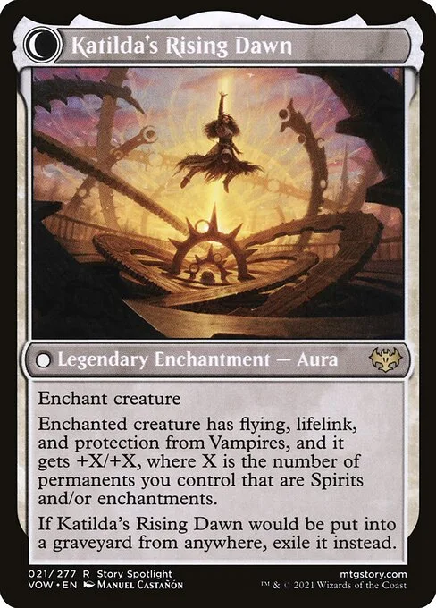 Katilda, Dawnhart Martyr // Katilda's Rising Dawn (back)