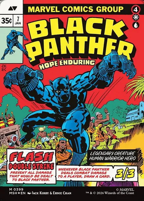 King T'Challa // Black Panther, Hope Enduring (back)