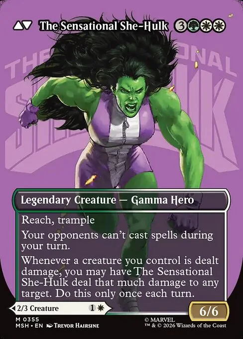 Jennifer Walters // The Sensational She-Hulk (back)