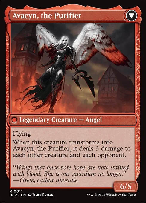 Archangel Avacyn // Avacyn, the Purifier (back)
