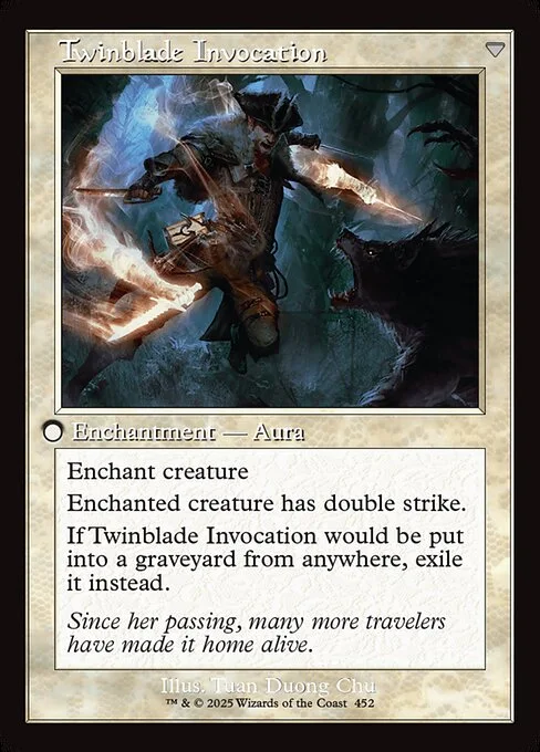 Twinblade Geist // Twinblade Invocation (back)