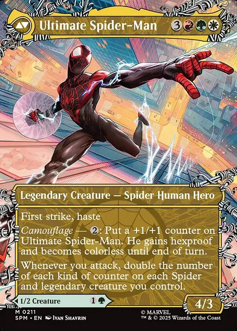Miles Morales // Ultimate Spider-Man (back)