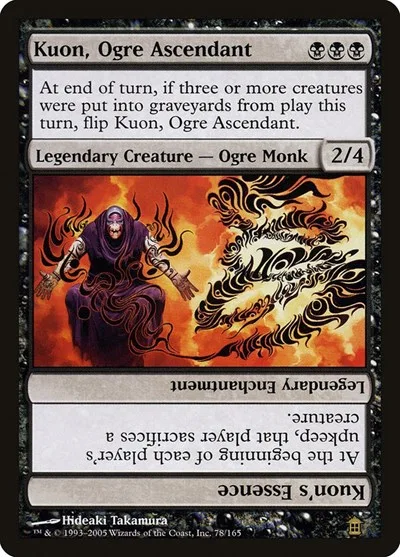 Kuon, Ogre Ascendant // Kuon's Essence (back)