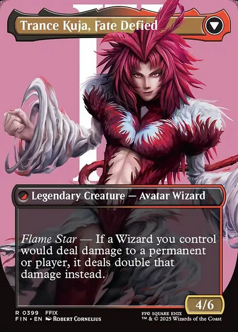 Kuja, Genome Sorcerer // Trance Kuja, Fate Defied (back)