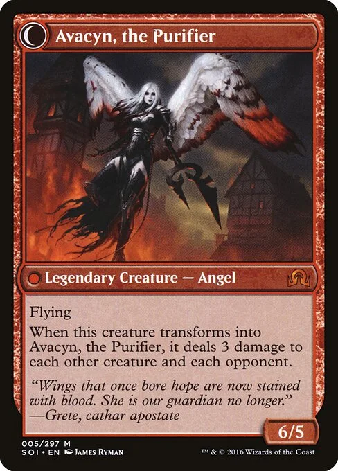 Archangel Avacyn // Avacyn, the Purifier (back)