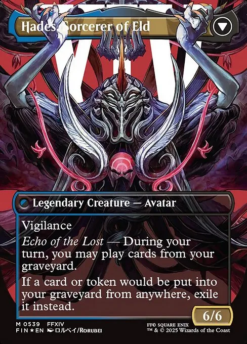 Emet-Selch, Unsundered // Hades, Sorcerer of Eld (back)