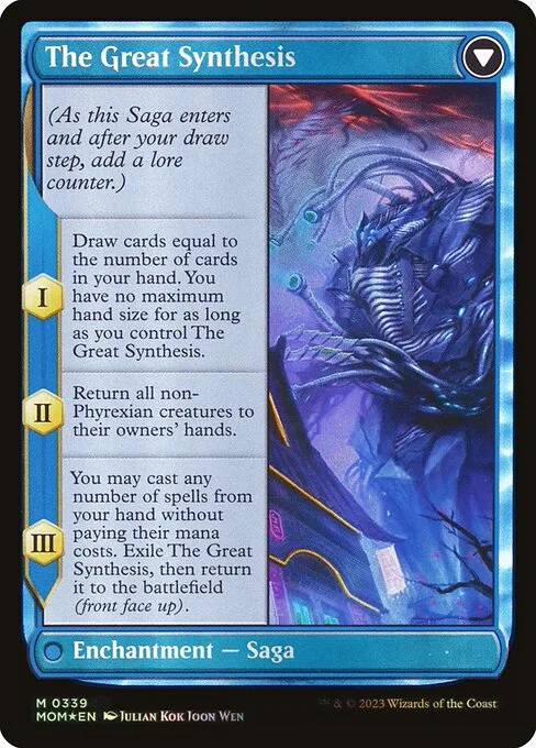 Jin-Gitaxias // The Great Synthesis (back)