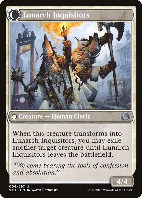 Avacynian Missionaries // Lunarch Inquisitors (back)