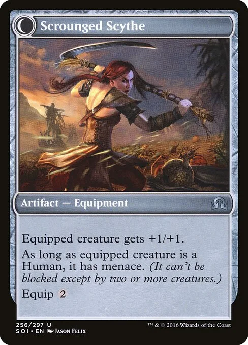 Harvest Hand // Scrounged Scythe (back)