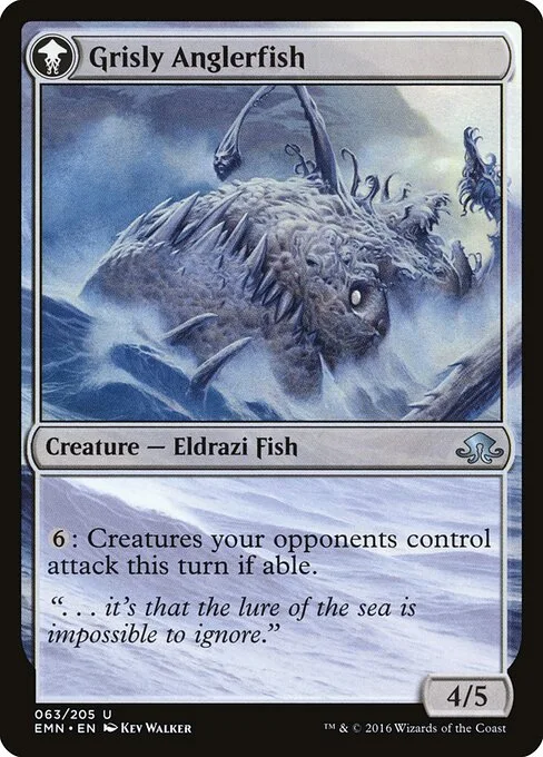 Grizzled Angler // Grisly Anglerfish (back)
