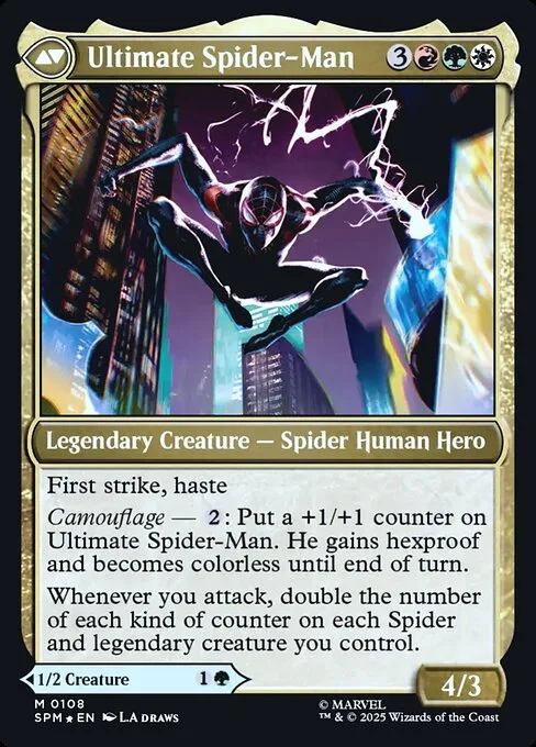 Miles Morales // Ultimate Spider-Man (back)