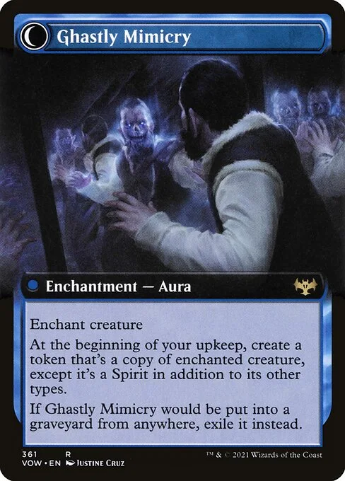 Mirrorhall Mimic // Ghastly Mimicry (back)