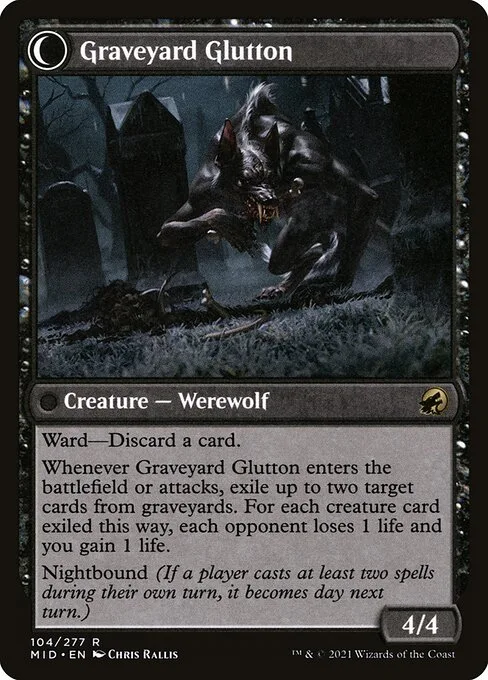 Graveyard Trespasser // Graveyard Glutton (back)