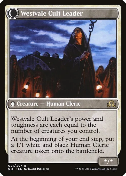 Hanweir Militia Captain // Westvale Cult Leader (back)