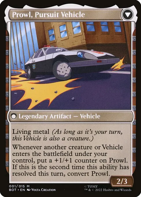 Prowl, Stoic Strategist // Prowl, Pursuit Vehicle (back)