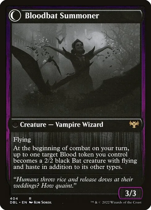 Voldaren Bloodcaster // Bloodbat Summoner (back)