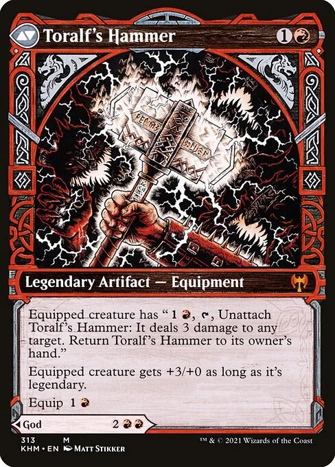 Toralf, God of Fury // Toralf's Hammer (back)