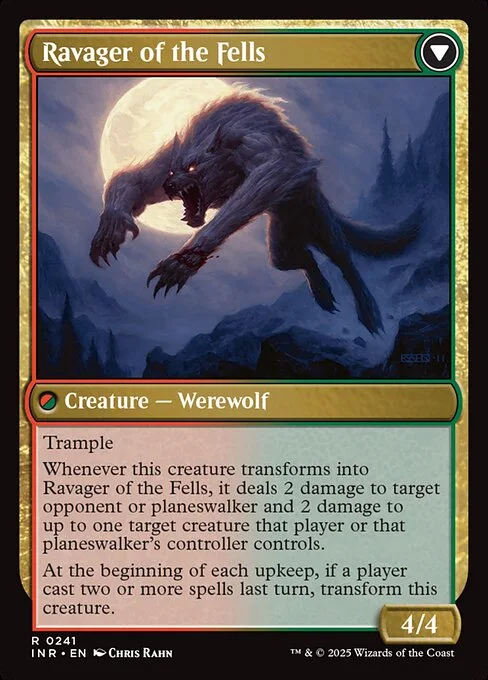 Huntmaster of the Fells // Ravager of the Fells (back)