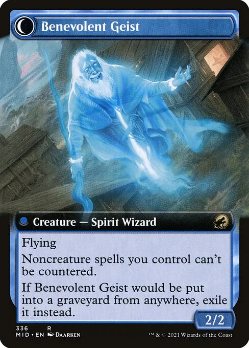 Malevolent Hermit // Benevolent Geist (back)