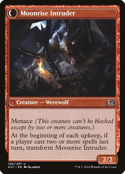Village Messenger // Moonrise Intruder (back)