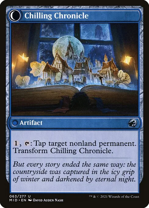 Mysterious Tome // Chilling Chronicle (back)