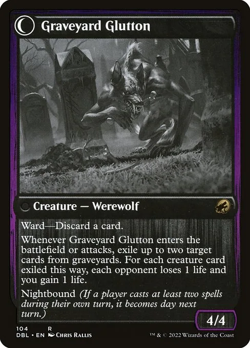 Graveyard Trespasser // Graveyard Glutton (back)