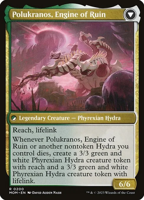 Polukranos Reborn // Polukranos, Engine of Ruin (back)