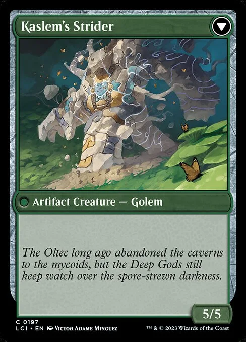 Kaslem's Stonetree // Kaslem's Strider (back)