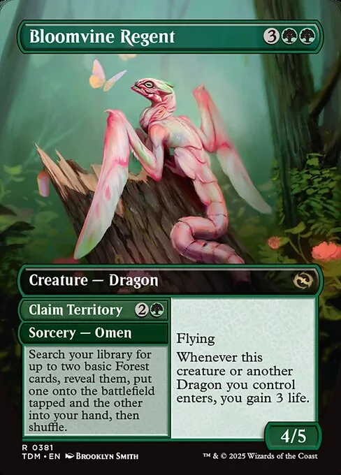Bloomvine Regent // Claim Territory // Bloomvine Regent (back)