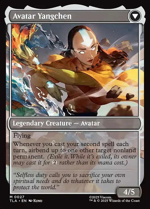 The Legend of Yangchen // Avatar Yangchen (back)