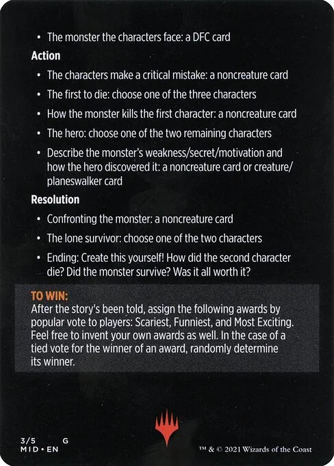 Into the Story: Horror Edition // Into the Story (cont'd) (back)