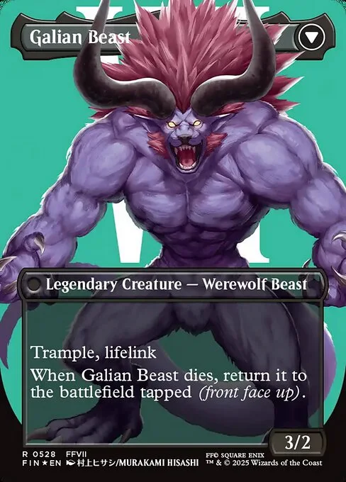 Vincent Valentine // Galian Beast (back)