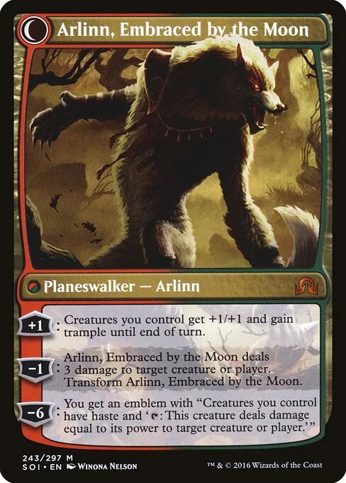 Arlinn Kord // Arlinn, Embraced by the Moon (back)
