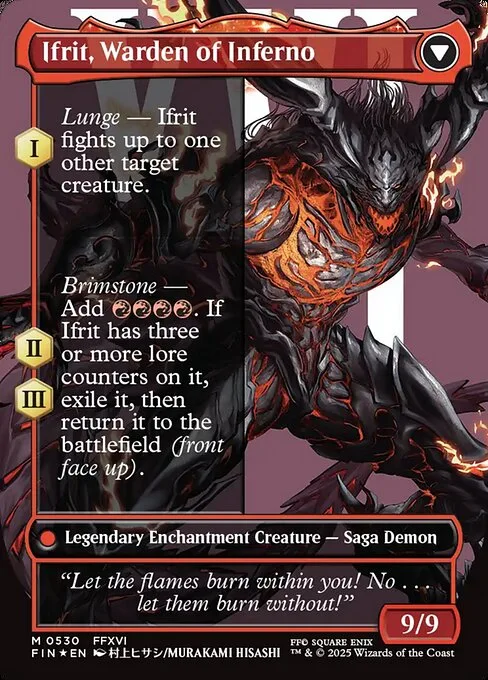 Clive, Ifrit's Dominant // Ifrit, Warden of Inferno (back)