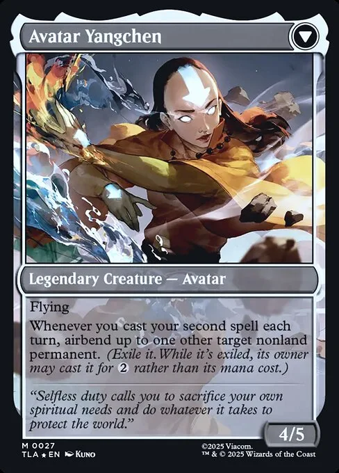 The Legend of Yangchen // Avatar Yangchen (back)