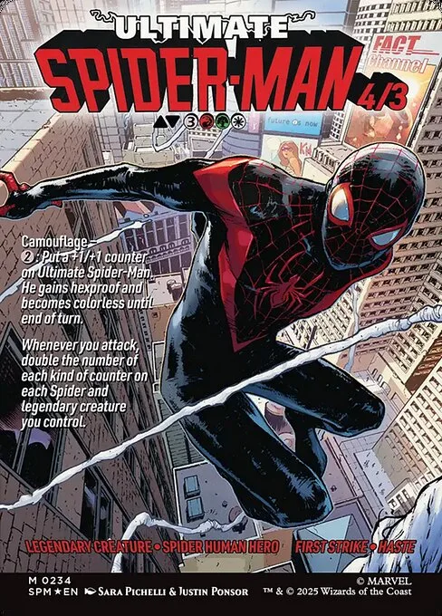 Miles Morales // Ultimate Spider-Man (back)