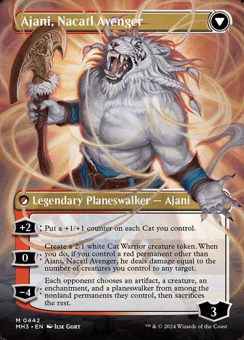 Ajani, Nacatl Pariah // Ajani, Nacatl Avenger (back)