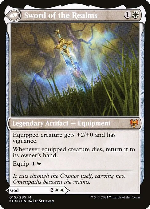 Halvar, God of Battle // Sword of the Realms (back)