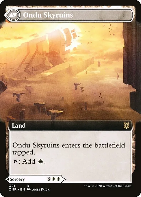 Ondu Inversion // Ondu Skyruins (back)