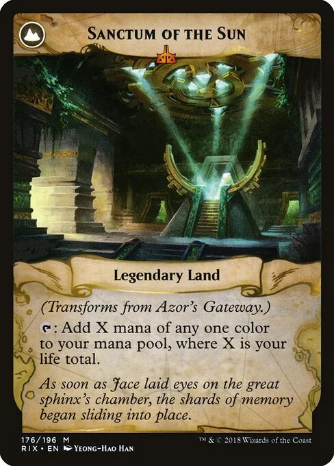 Azor's Gateway // Sanctum of the Sun (back)