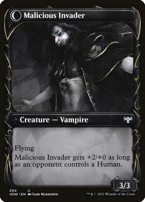 Innocent Traveler // Malicious Invader (back)