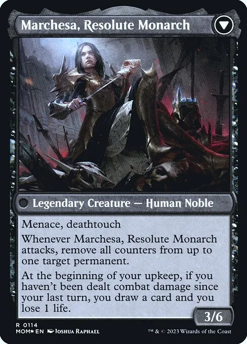 Invasion of Fiora // Marchesa, Resolute Monarch (back)