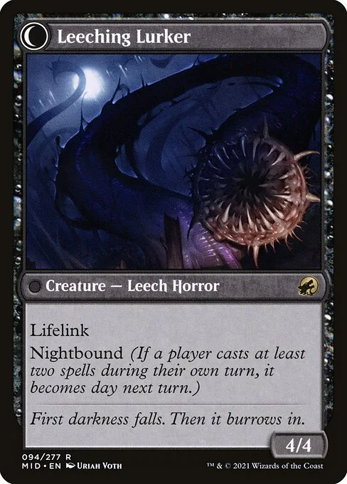 Curse of Leeches // Leeching Lurker (back)